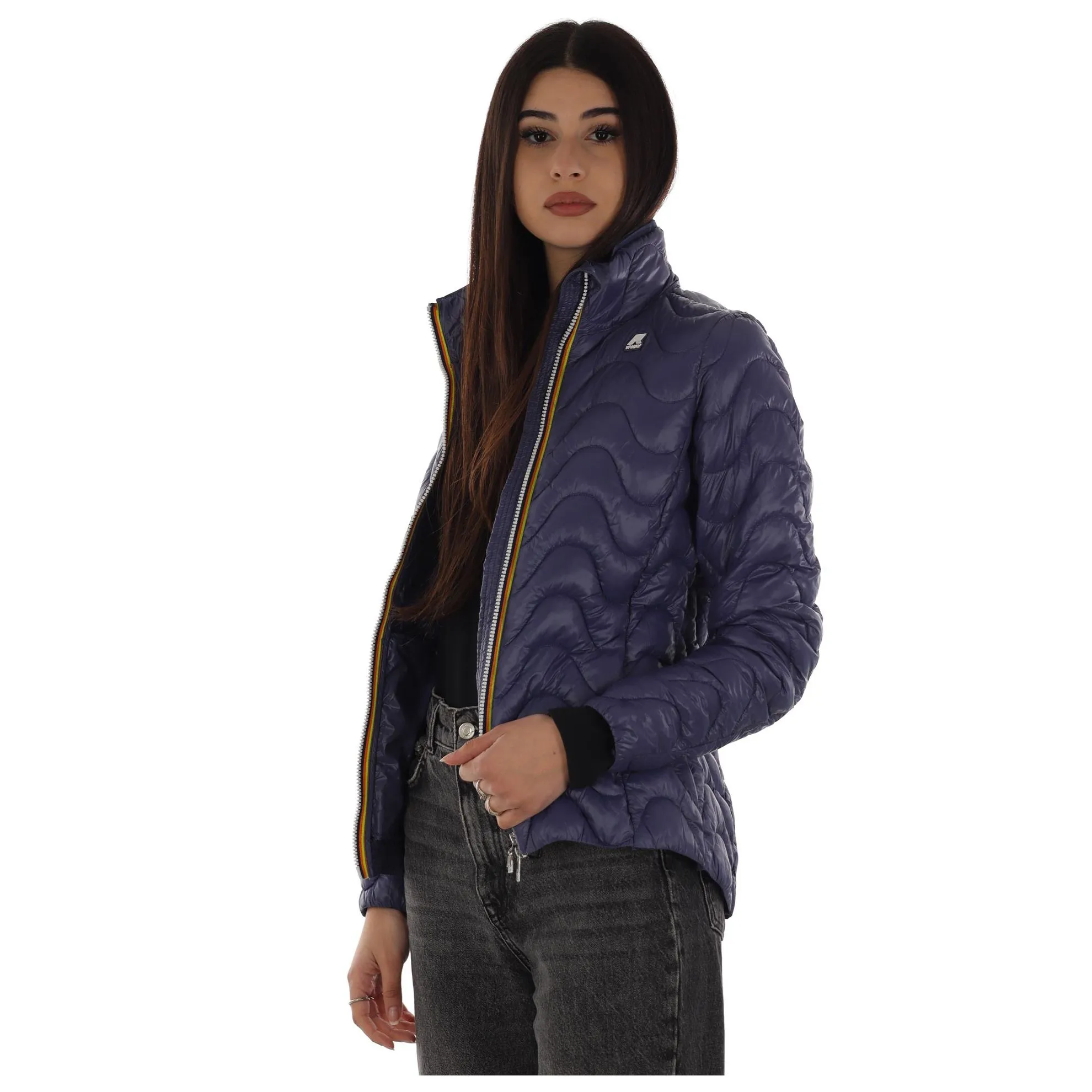 Giacca corta violette eco warm