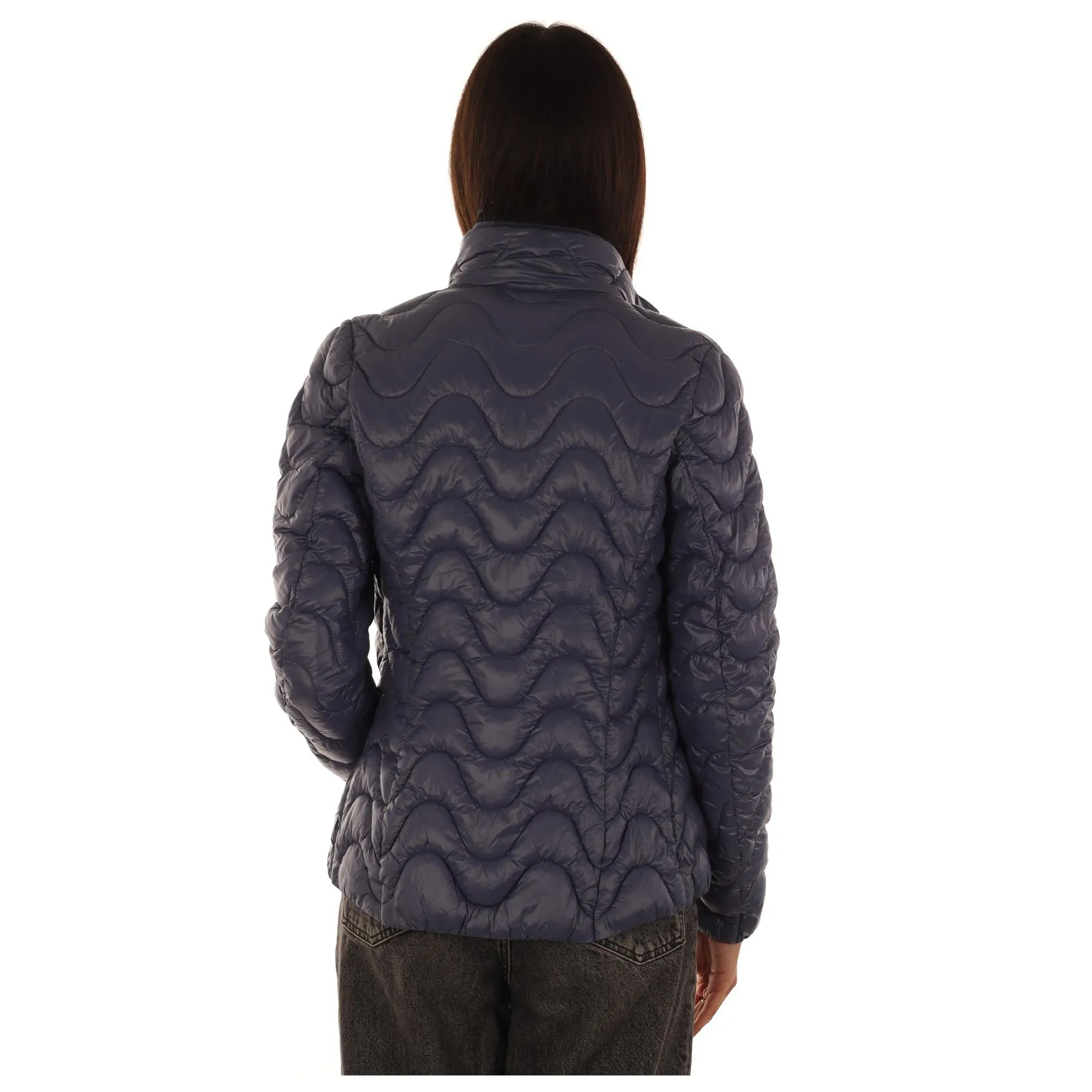 Giacca corta violette eco warm