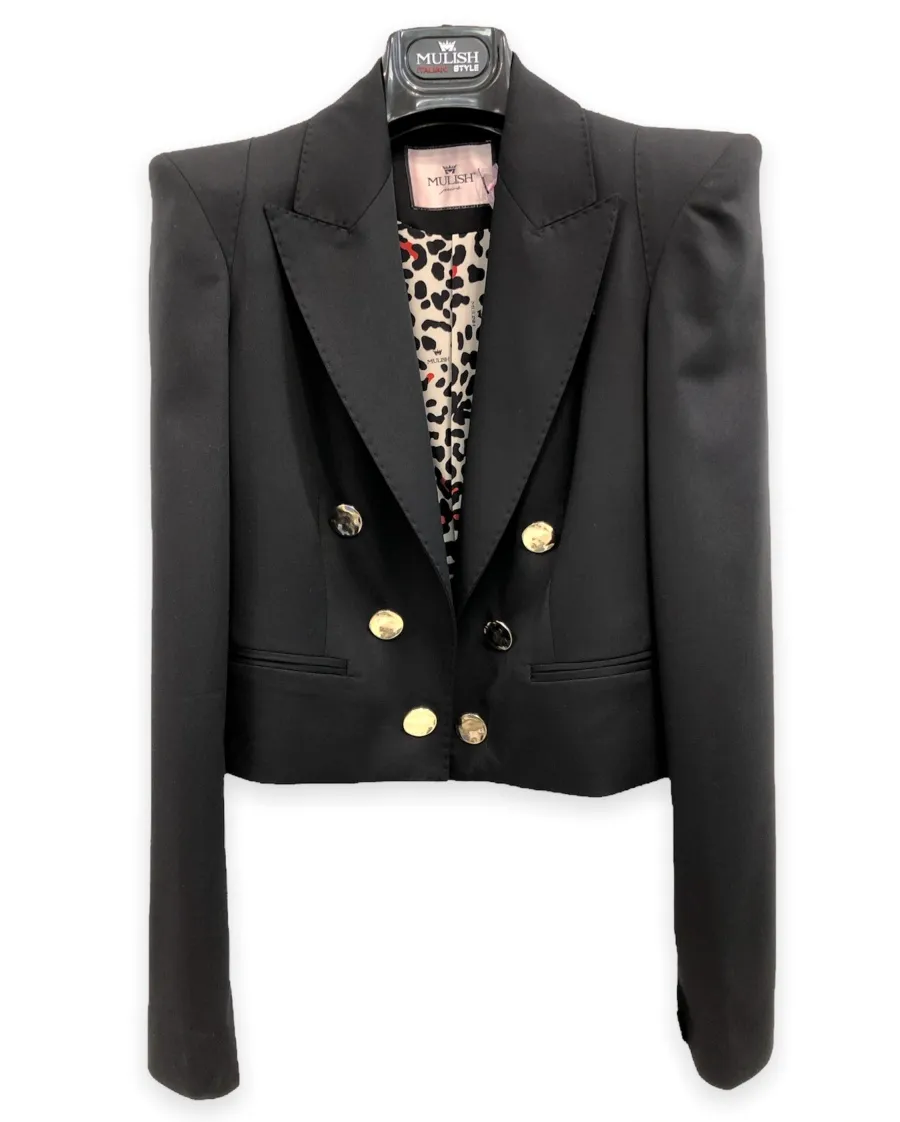 Giacca donna crop spalline PERRY
