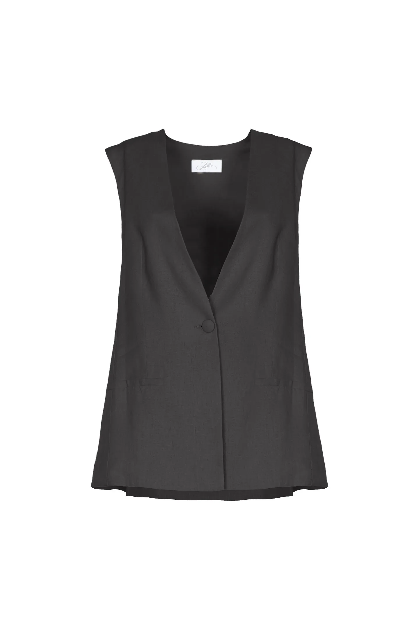 GILET OVER TELA M/LINO TU