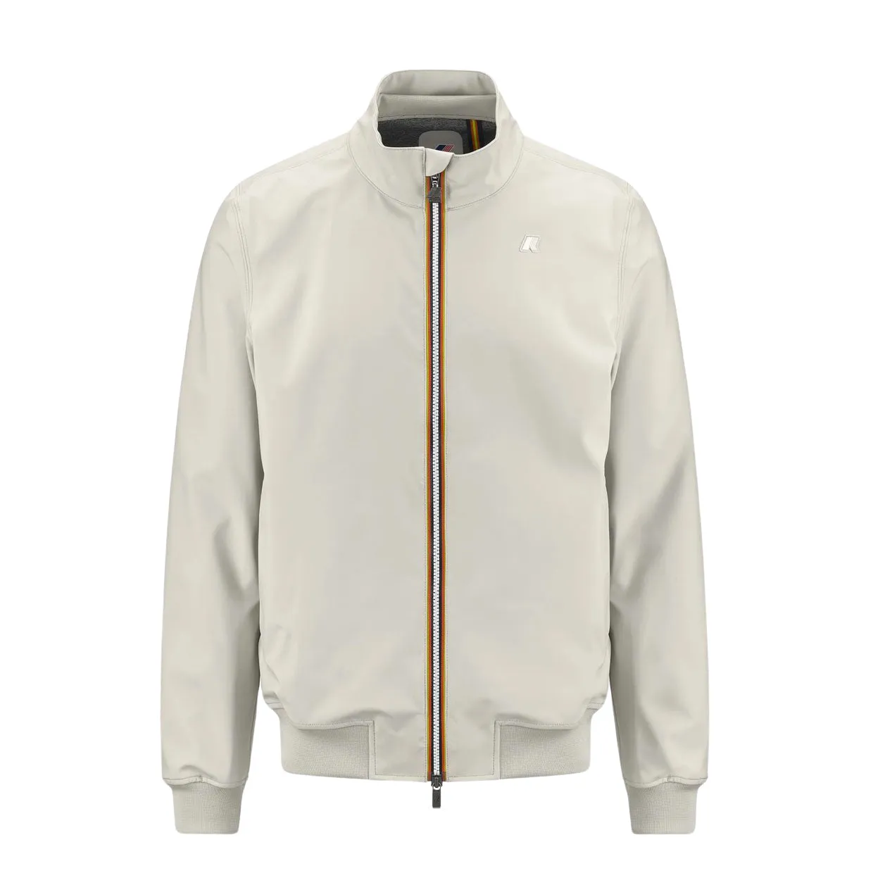 Giubbino Uomo K-Way Arsene Bonded Jersey Beige Chiaro