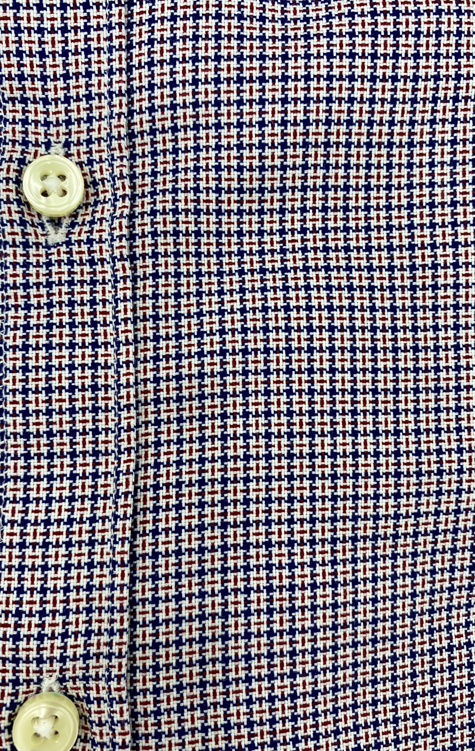 GMF965 camicia slim lavorazione blu rosso