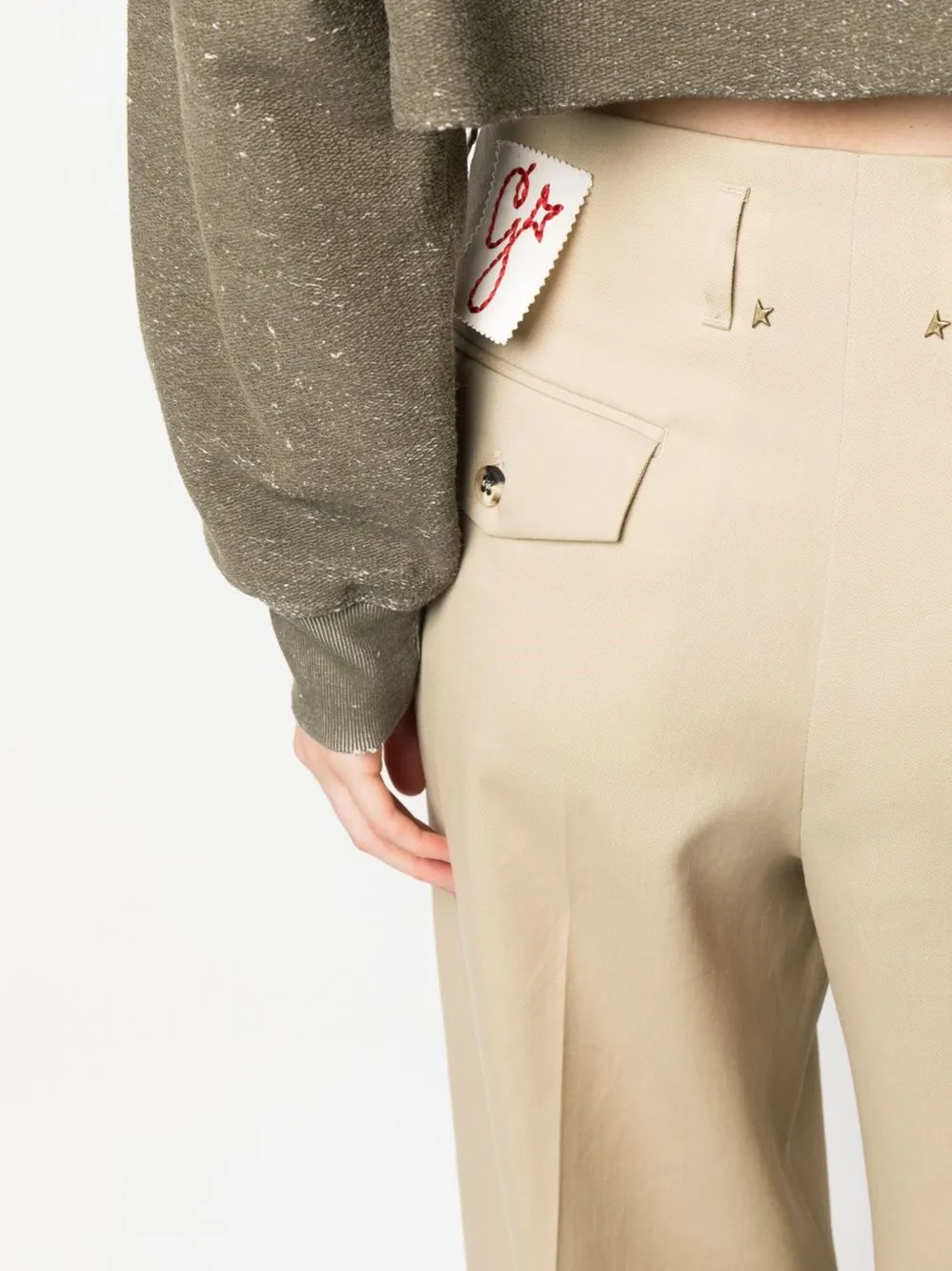   Golden Goose  Pantalone largo con pince  