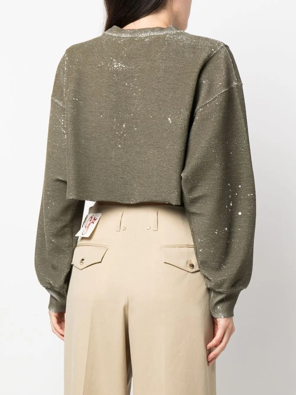   Golden Goose  Pantalone largo con pince  