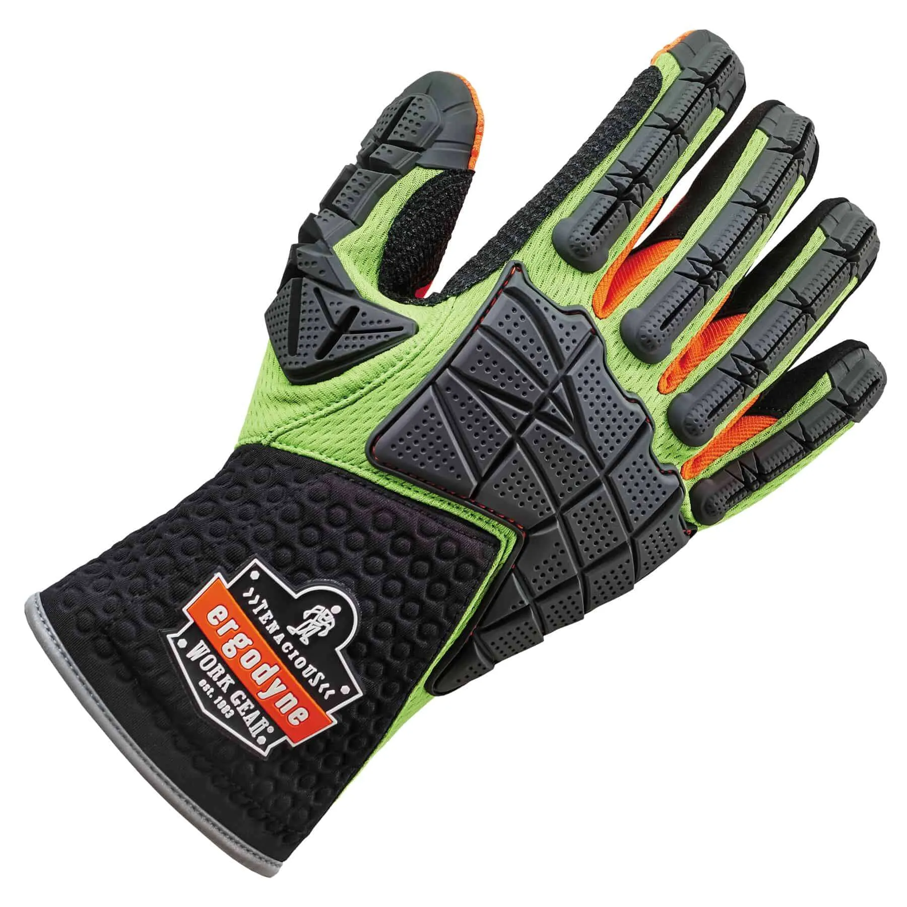 Guanti da lavoro Ergodyne ProFlex, Tg. XL, col. Limetta