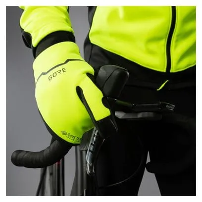 Guanti GORE Gore-Tex Infinium Thermo Split nero/giallo fluorescente