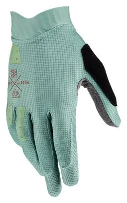 Guanti lunghi Leatt MTB 1.0 GripR da donna verde chiaro