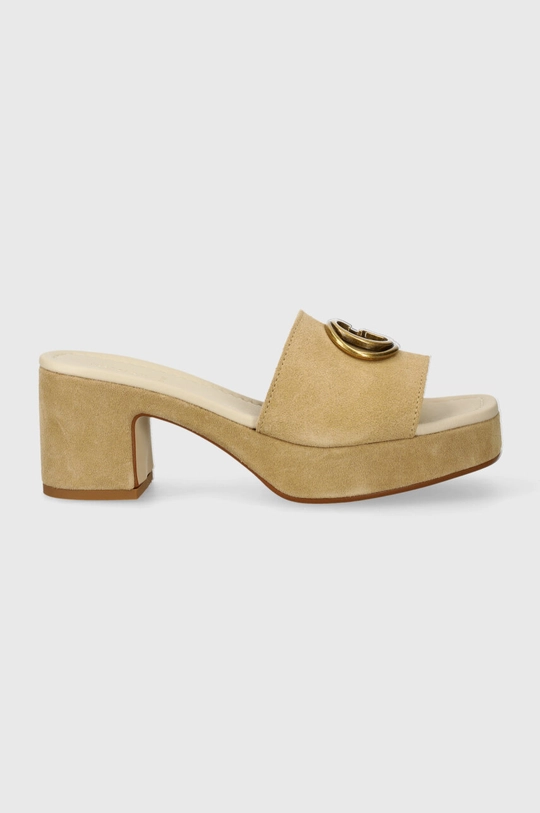 Guess ciabatte slide in camoscio CINZIA