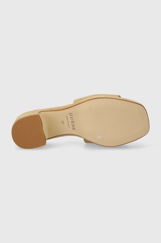 Guess ciabatte slide in camoscio CINZIA
