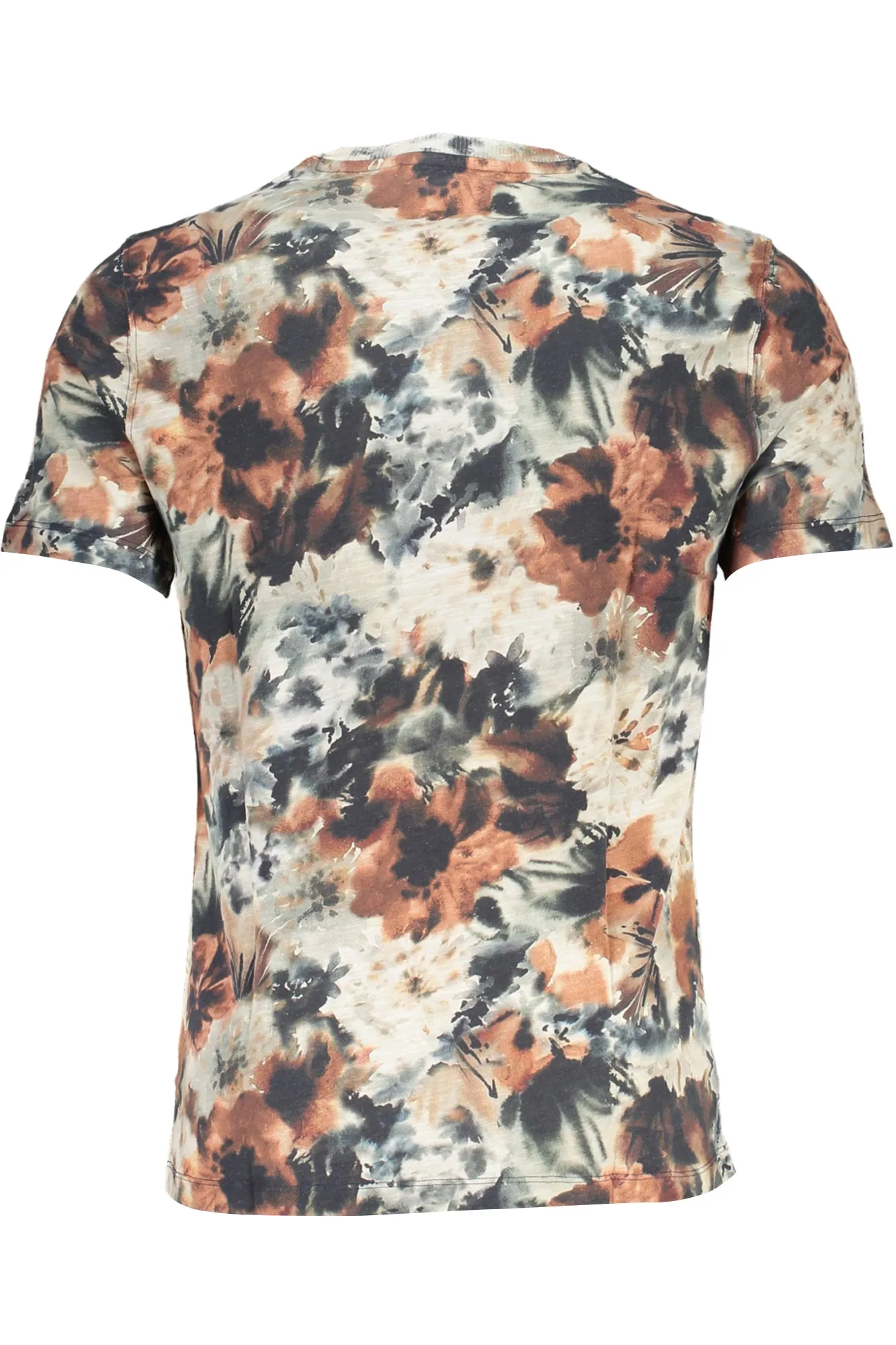 GUESS JEANS T-SHIRT MANICHE CORTE UOMO BEIGE