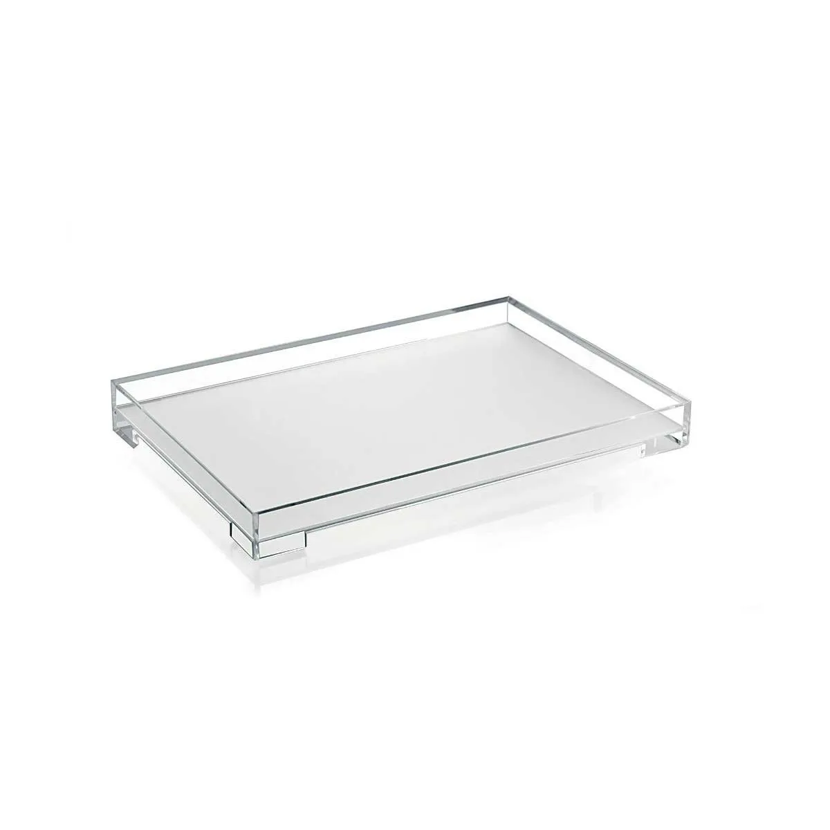 Guzzini  Vassoio medio dal design minimale con bordi rialzati in materiale plastico Essence