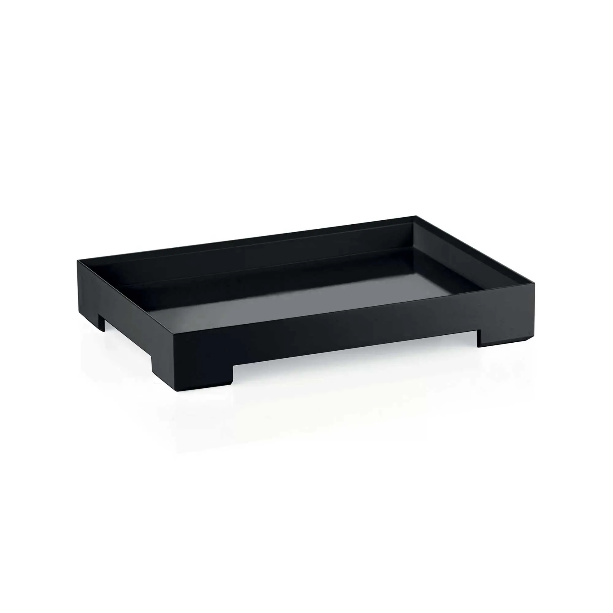 Guzzini  Vassoio medio dal design minimale con bordi rialzati in materiale plastico Essence