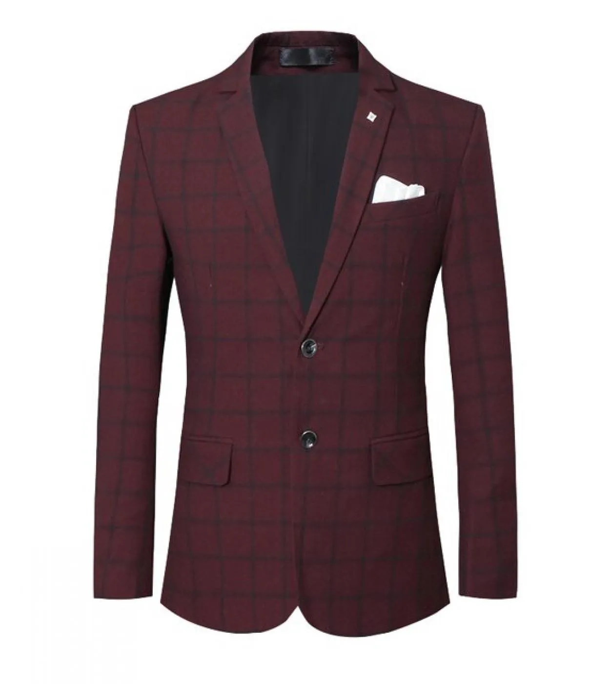 High End Brand Boutique Fashion Classic Plaid Casual Business Blazer Sposo Banchetto di nozze Giacca da uomo Cappotto da uomo