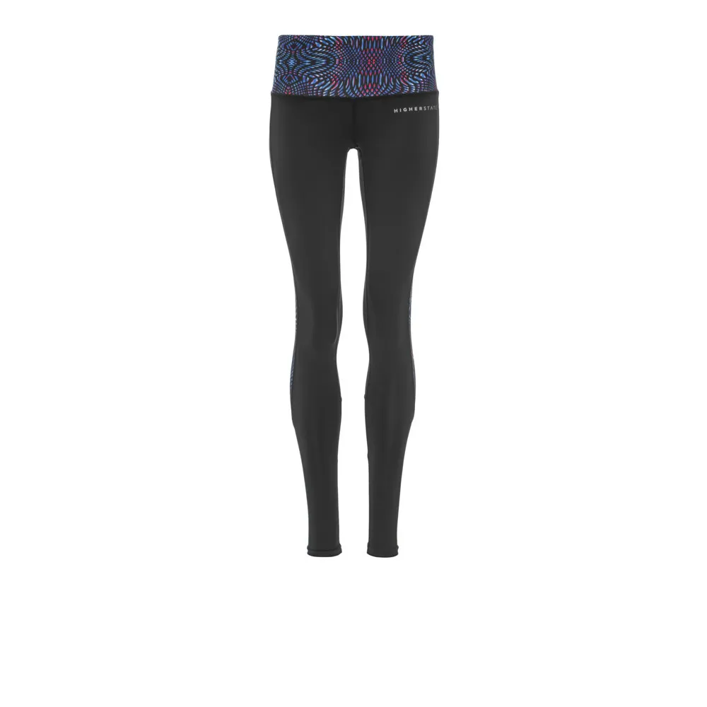 Higher State Panelled Pattern per donna Leggings da corsa