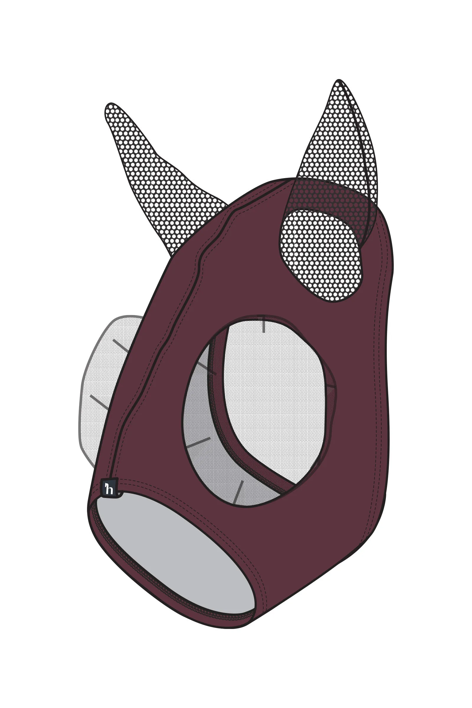 Horze Maschera antimosche elasticizzata