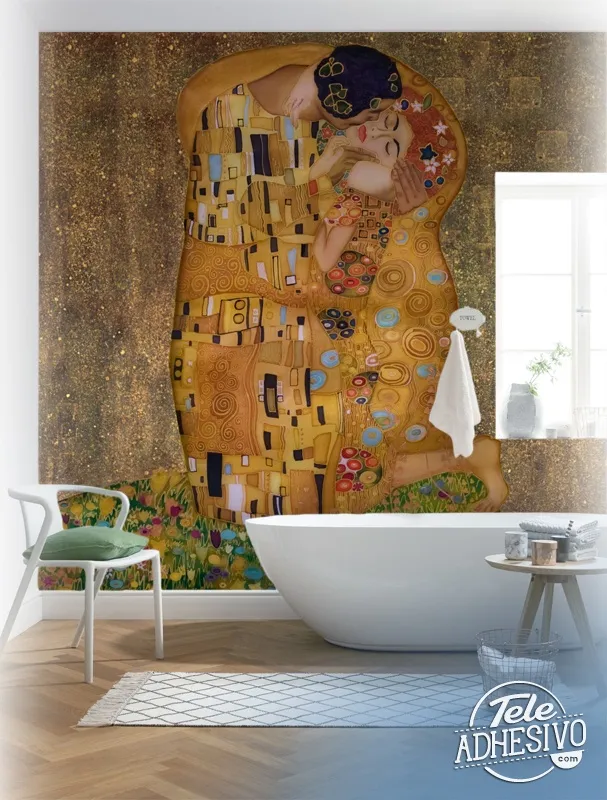 Il bacio, di Gustav Klimt - FOTOMURALI