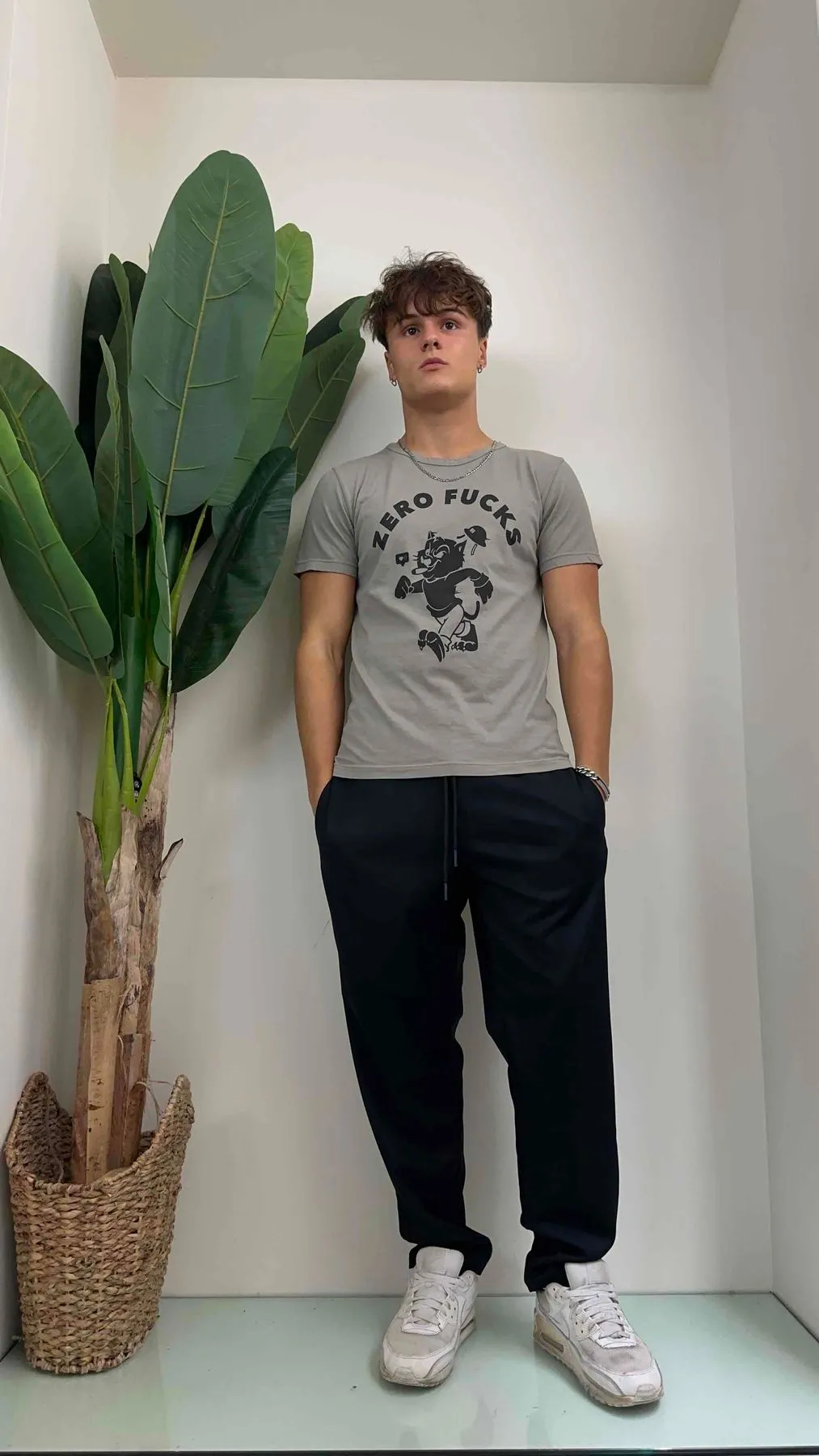 IMPERIAL - T6407I233 - T-SHIRT COTONE "ZERO FUCKS"