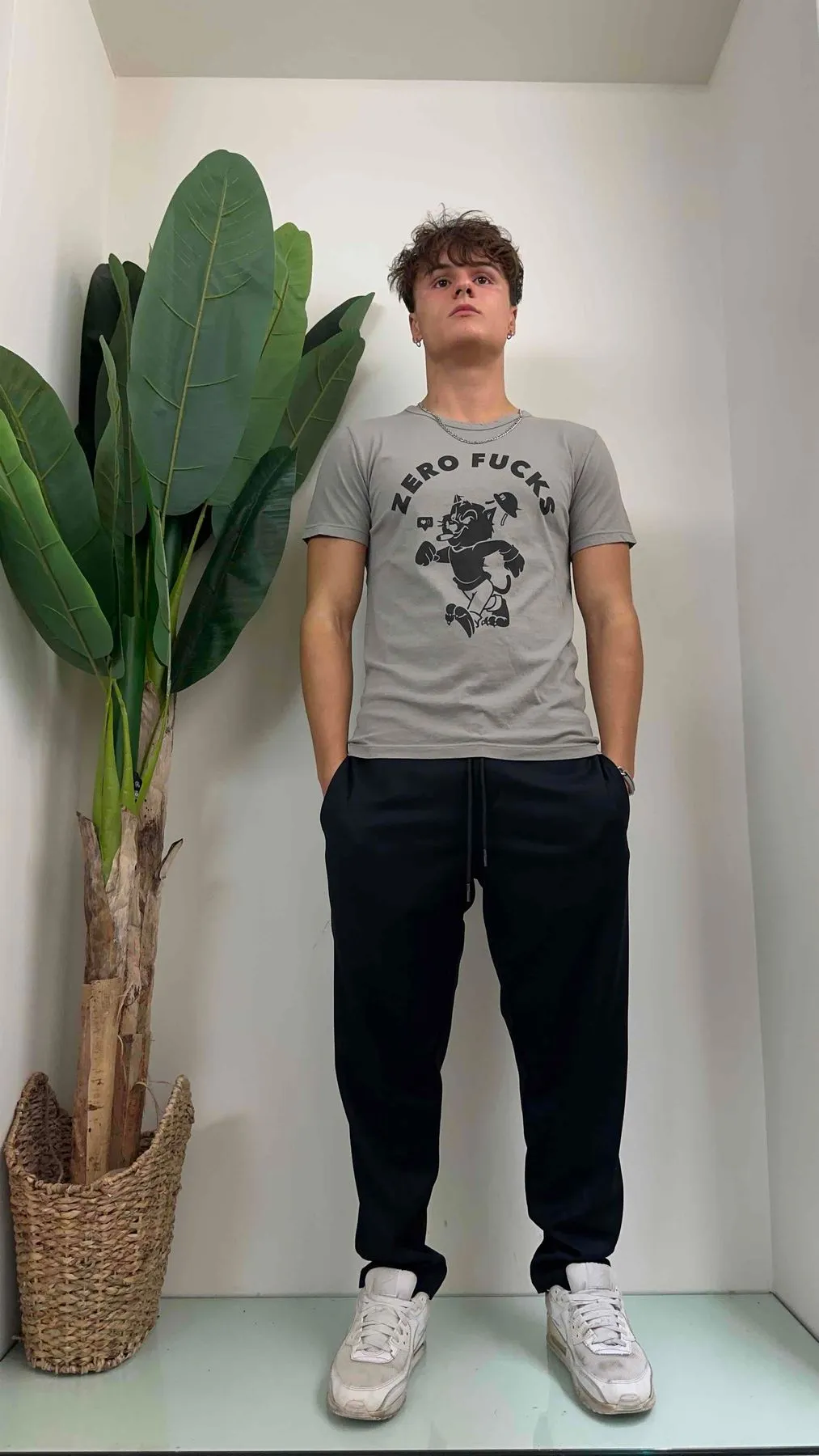 IMPERIAL - T6407I233 - T-SHIRT COTONE "ZERO FUCKS"