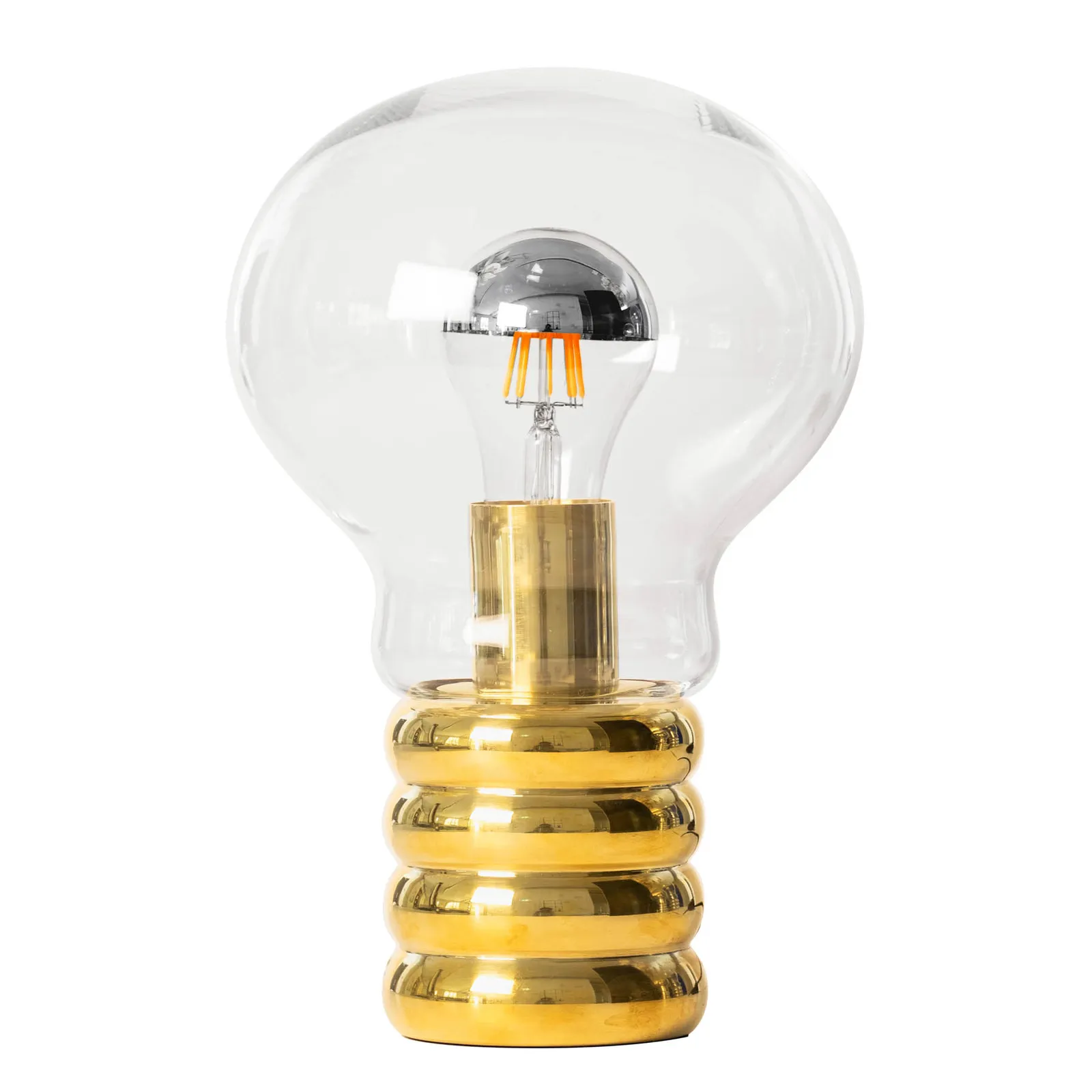 Ingo Maurer Bulb Brass LED da tavolo, ottone