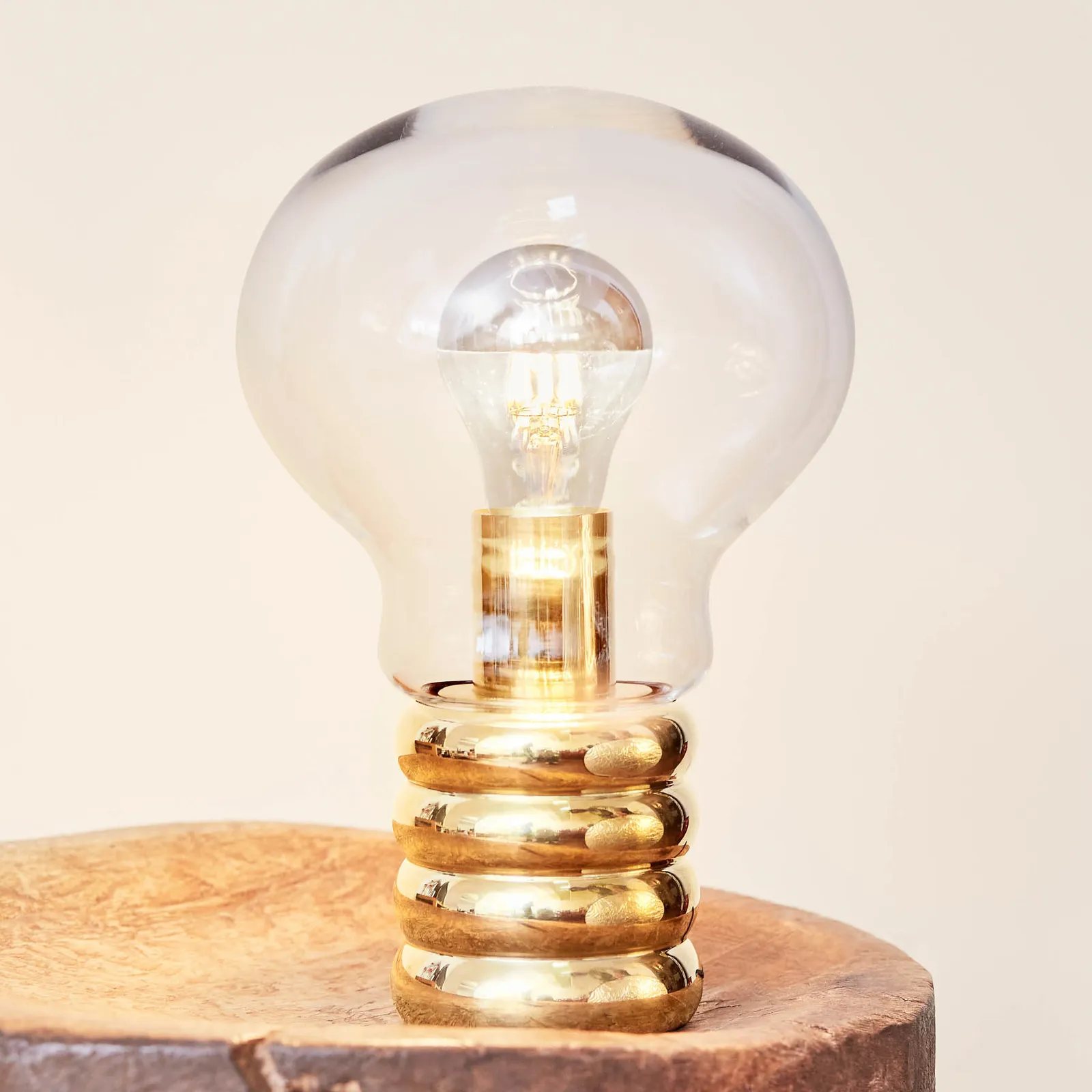 Ingo Maurer Bulb Brass LED da tavolo, ottone