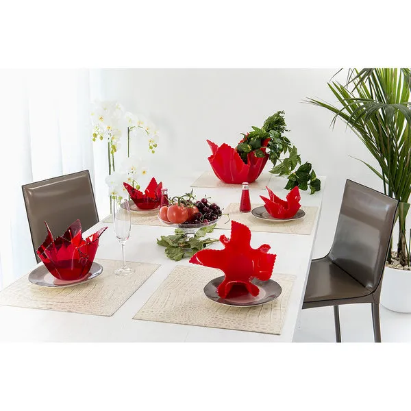 Iplex Drappeggi vaso piccolo Margherita, Rosso