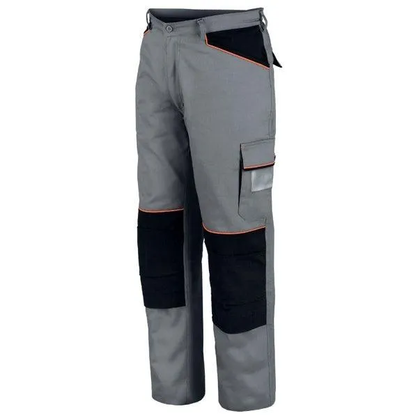 ISSA PANTALONE DA LAVORO SHOT MULTITASCHE COLORE GRIGIO TG.XL*