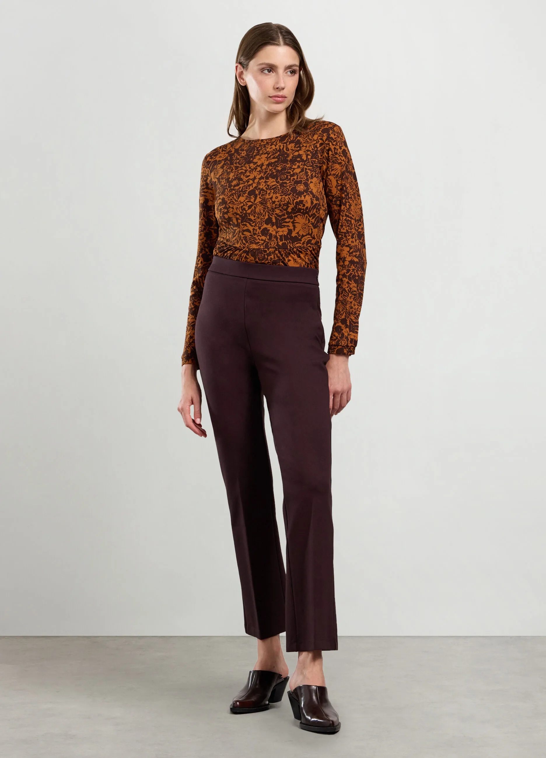 IWIE  Pantaloni in punto Milano donna