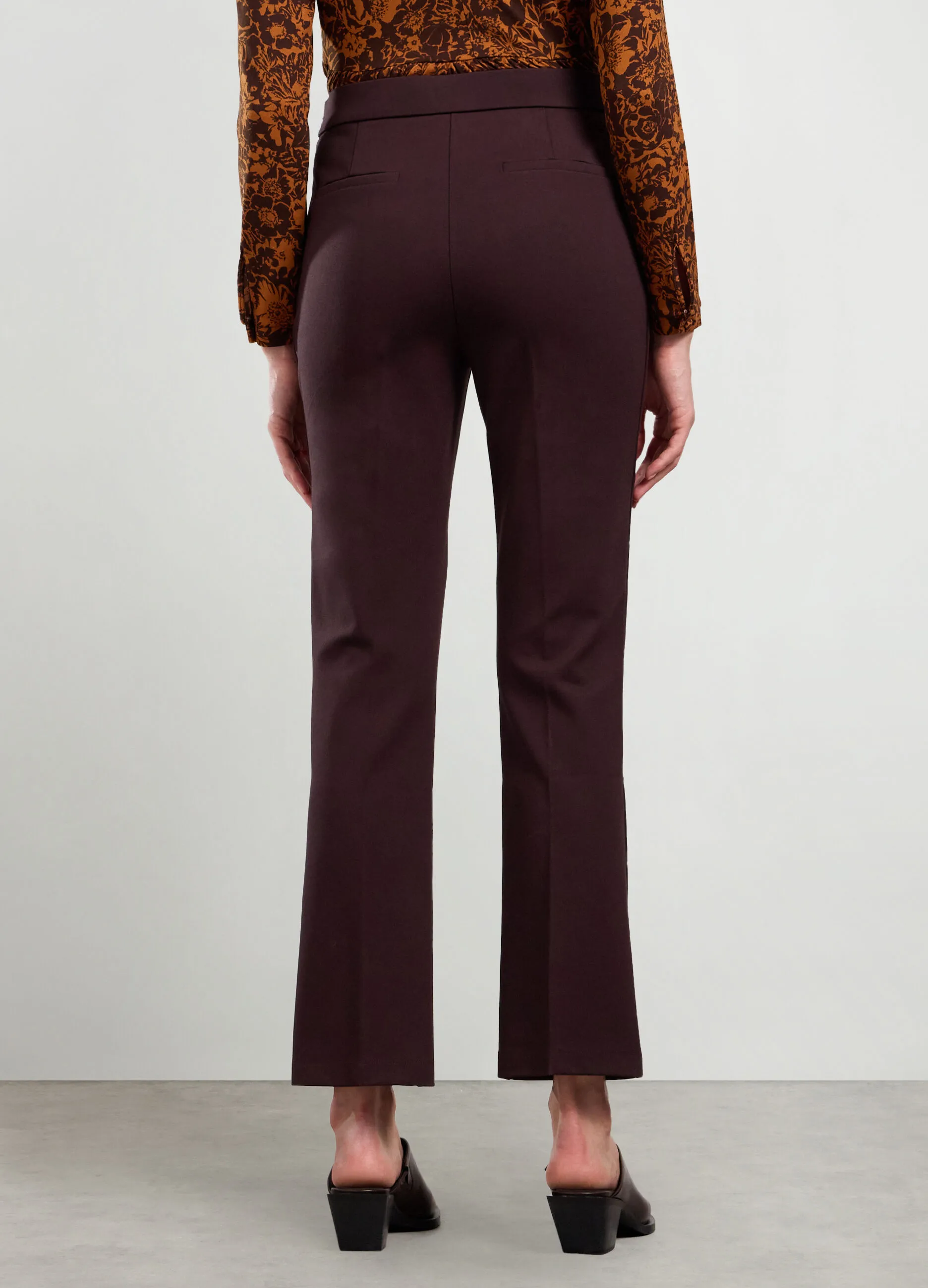IWIE  Pantaloni in punto Milano donna