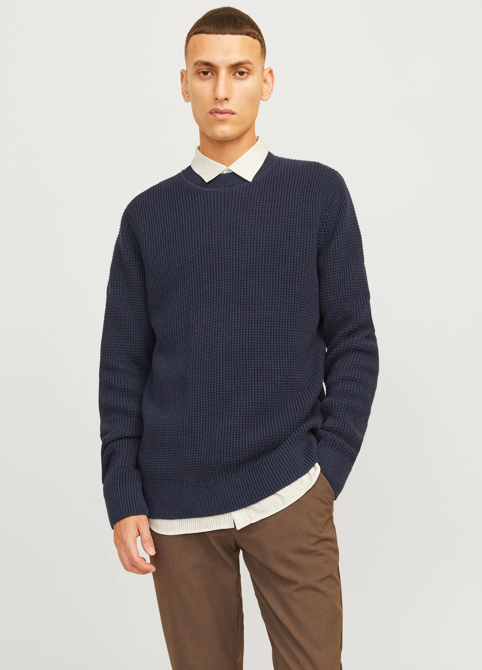 JACK & JONES  Pullover girocollo a maniche lunghe uomo
