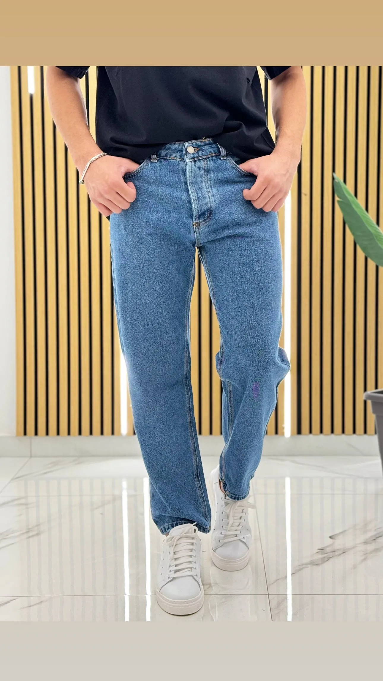 Jeans Fondo Largo Basic