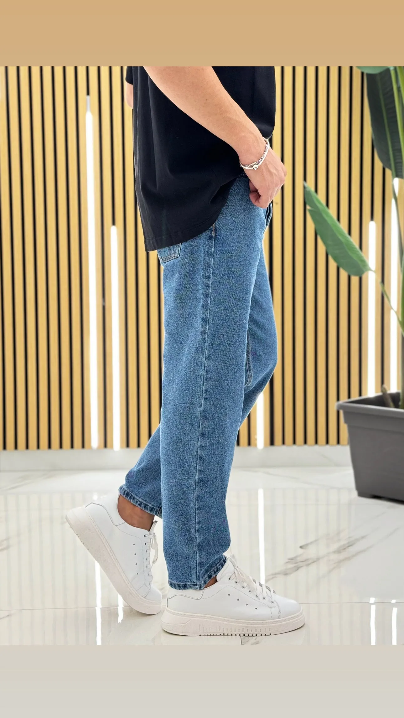 Jeans Fondo Largo Basic