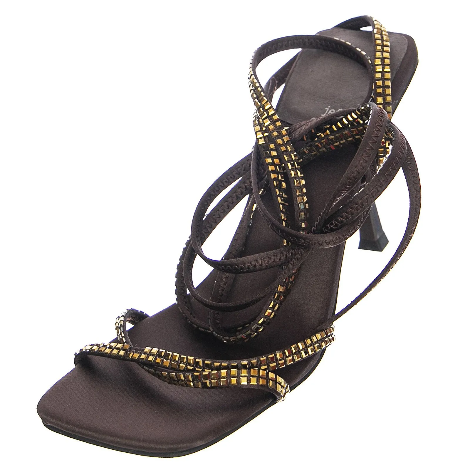 Jeffrey Campbell Shimmer - Sandali Donna Marroni    