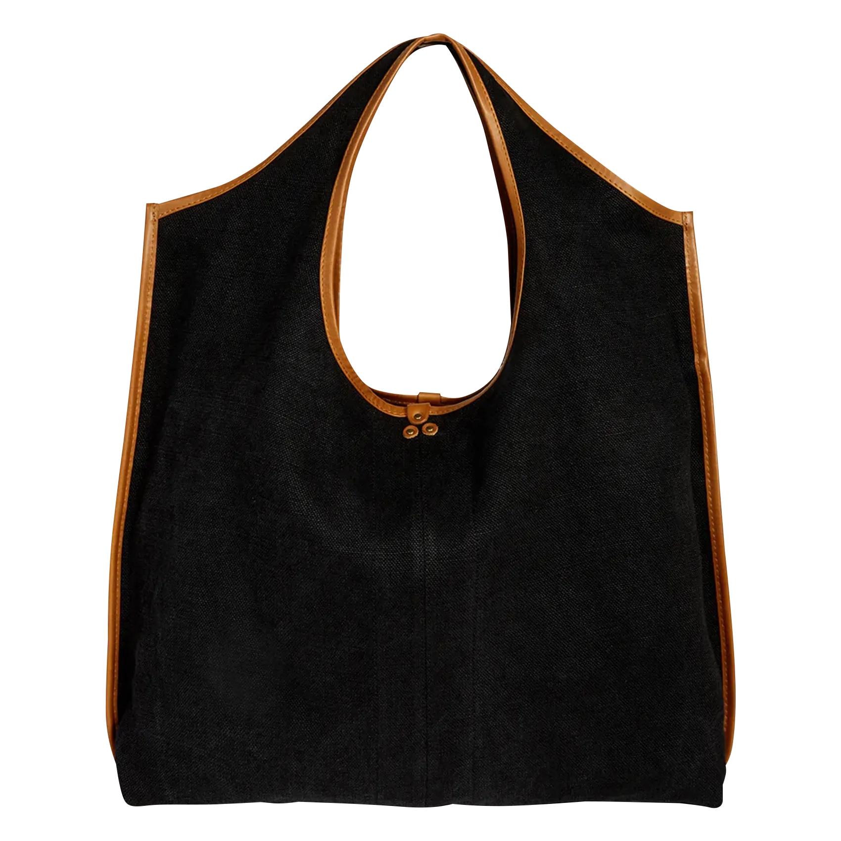  JEROME DREYFUSS   PACO - Shopping bag in misto lino | Nero
