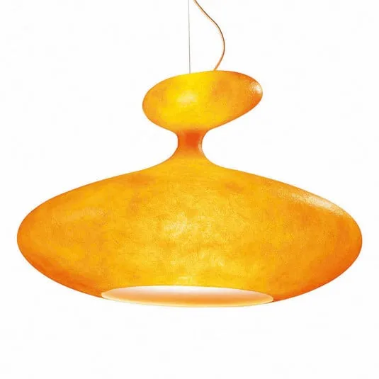 kdln lampada a sospensione E.T.A. Sat, arancione, 80 x 60 cm