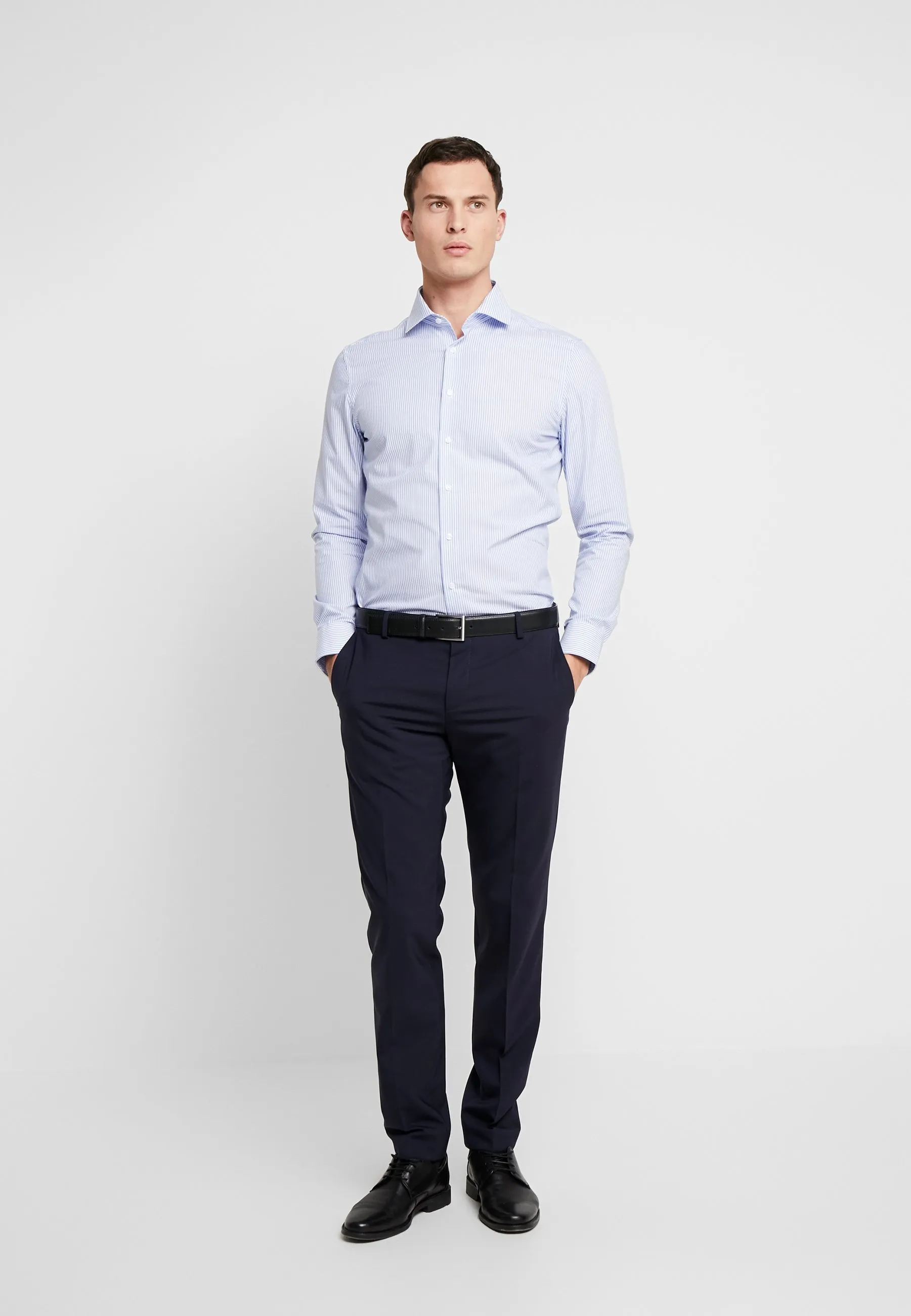 KENT SLIM FIT CONTRAST - Camicia elegante