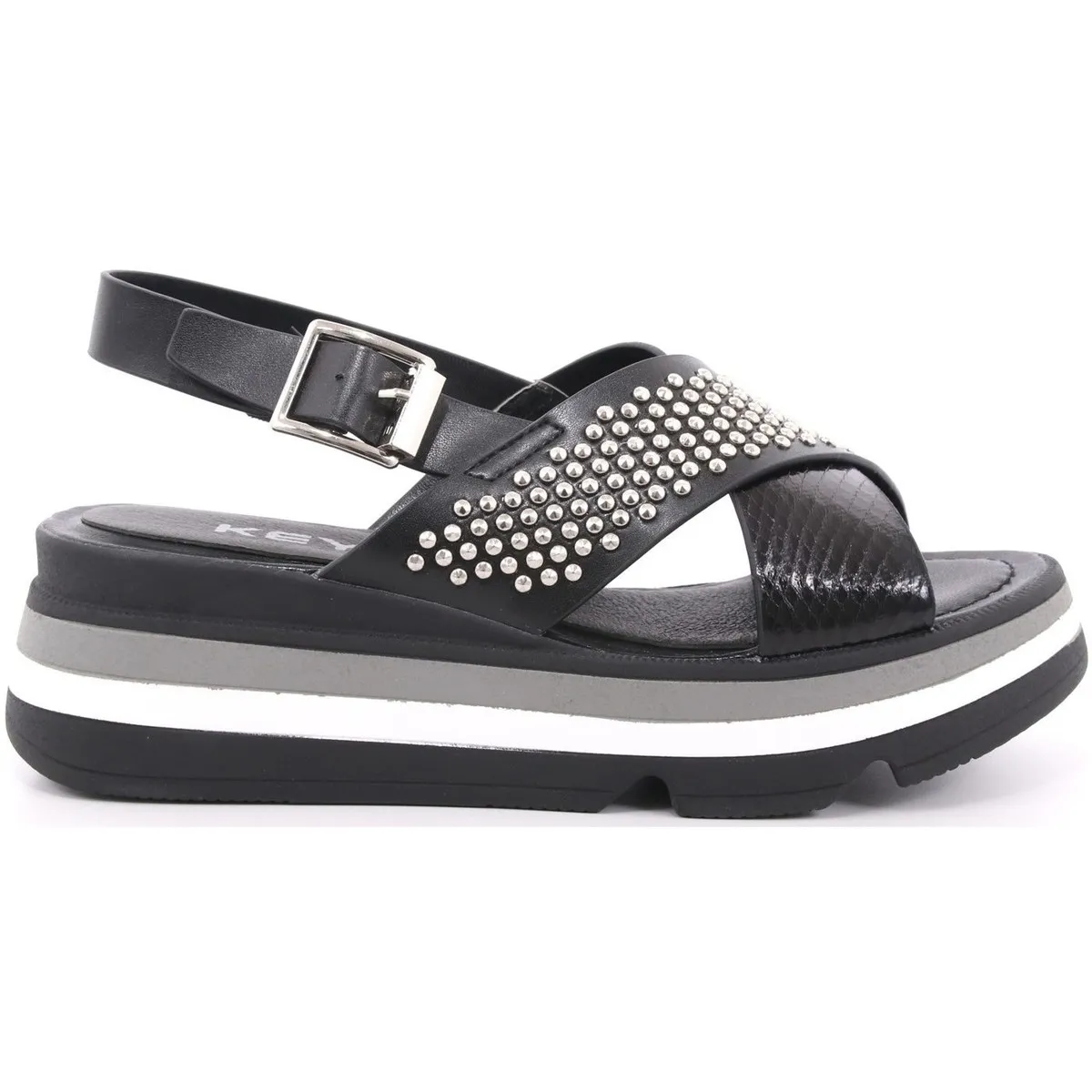 Keys  ---------    ------------ sandali donna K-4952 nero PE21