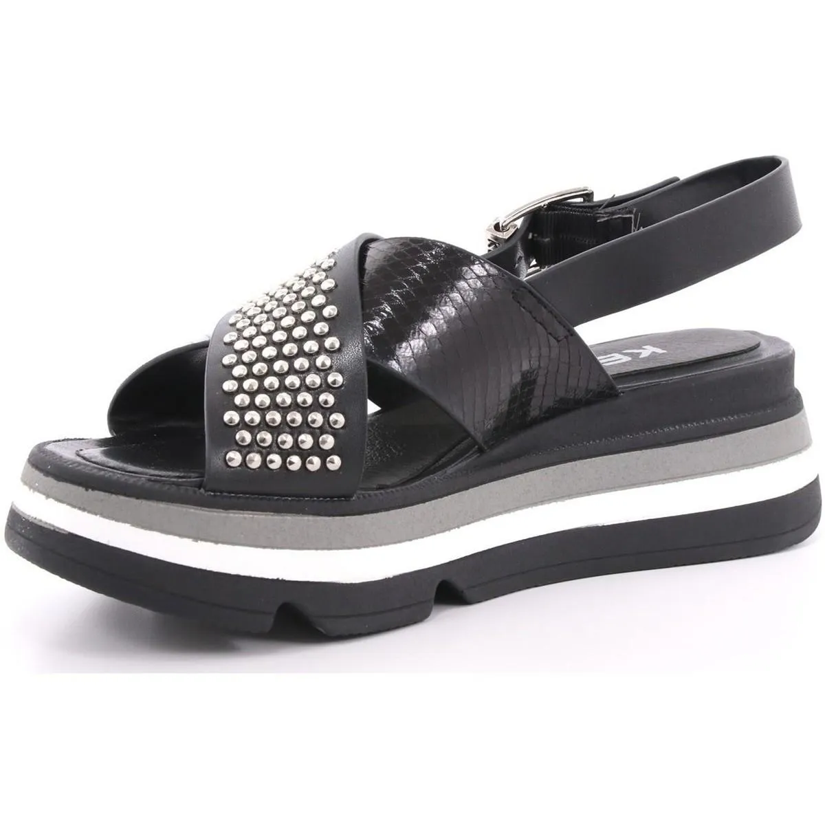 Keys  ---------    ------------ sandali donna K-4952 nero PE21