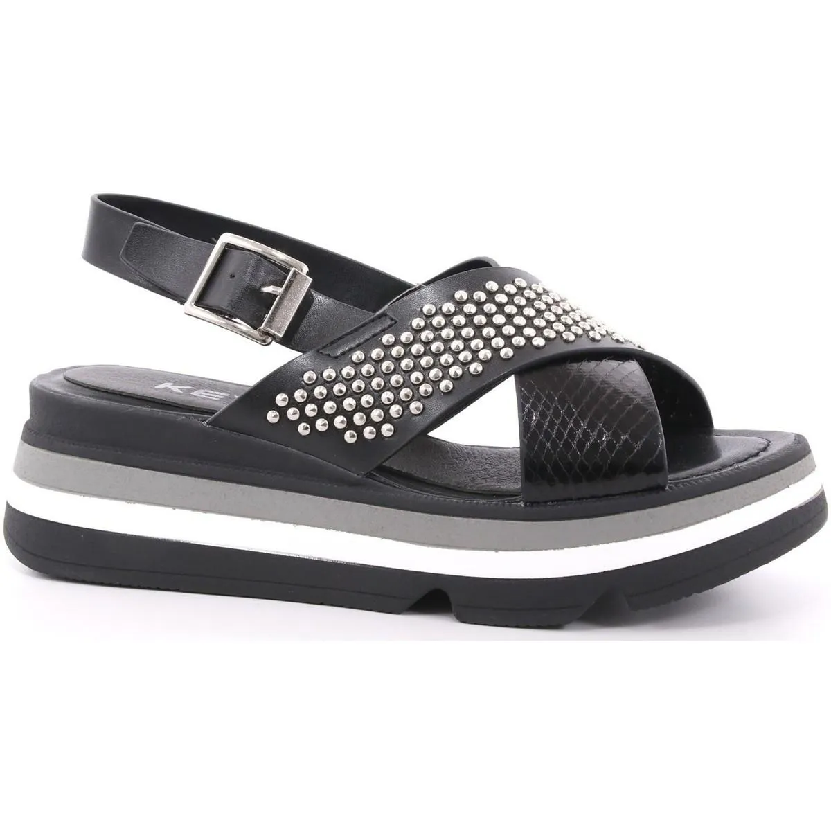 Keys  ---------    ------------ sandali donna K-4952 nero PE21