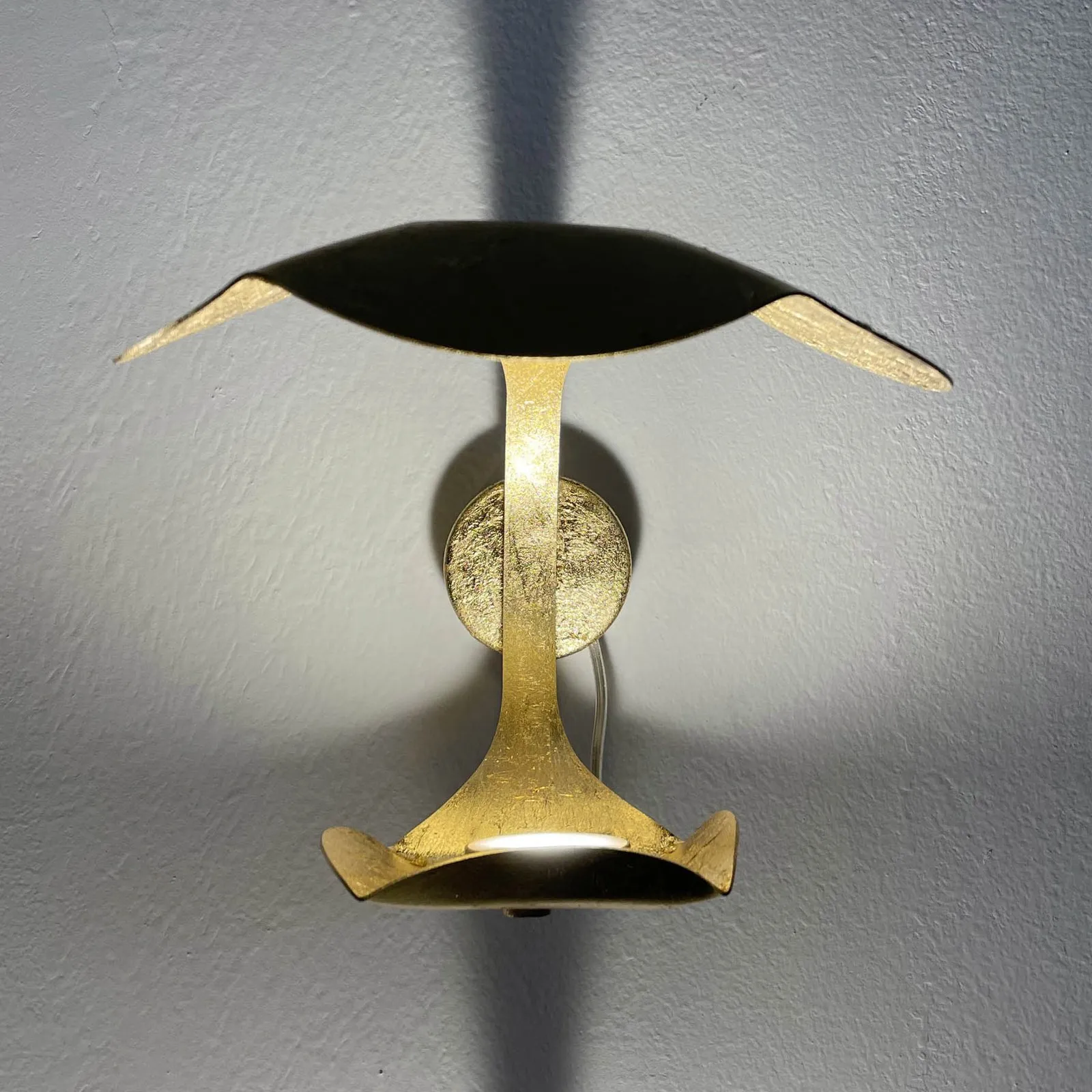 Knikerboker Le Gigine applique LED, oro in foglia