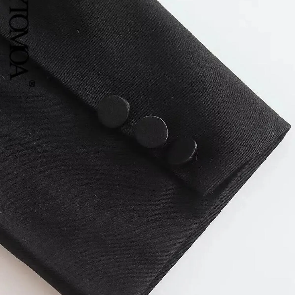 Kpytomoa Moda Donna Patchwork Abbigliamento da ufficio Blazer Cappotto Vintage Manica lunga Tasche a filetto Capispalla femminil