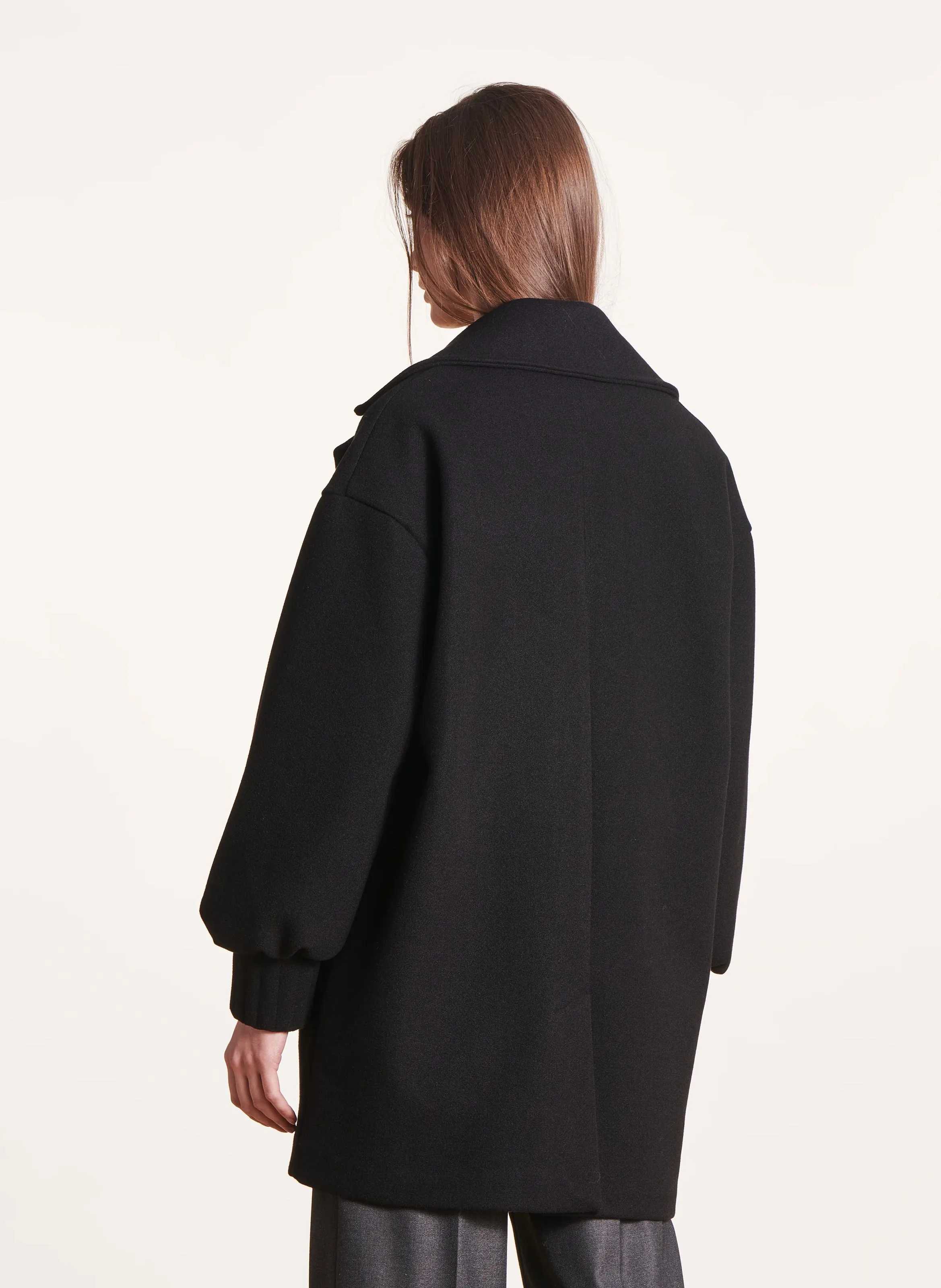  LA FEE MARABOUTEE   Cappotto collo tailleur | Nero
