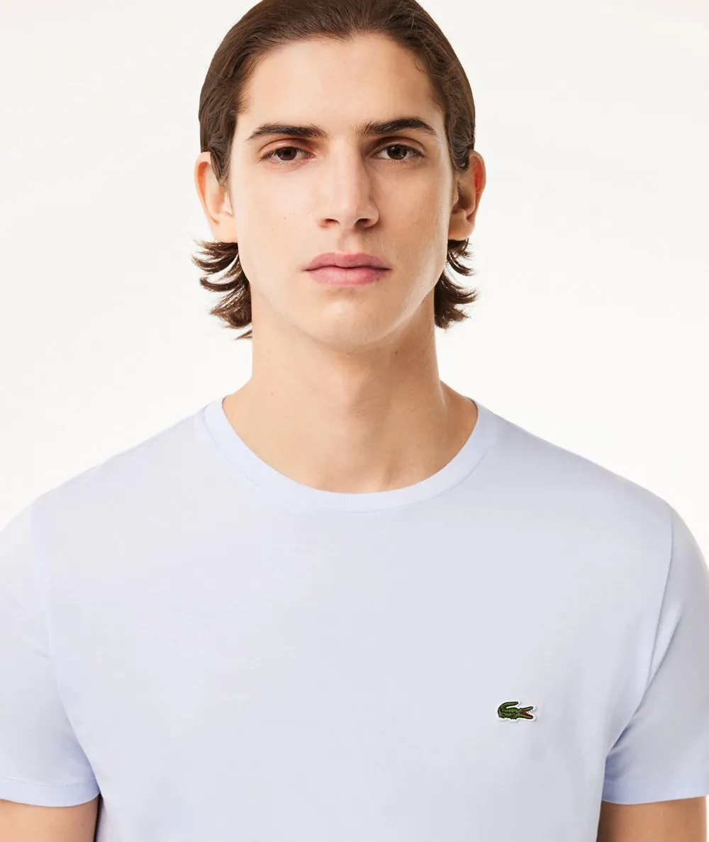 LACOSTE--T-shirt in jersey di cotone pima