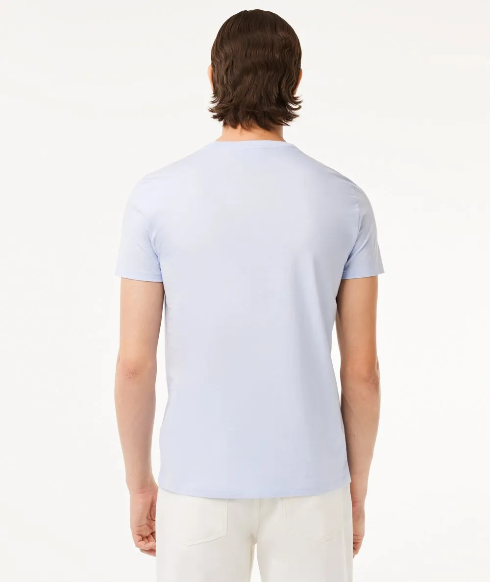 LACOSTE--T-shirt in jersey di cotone pima