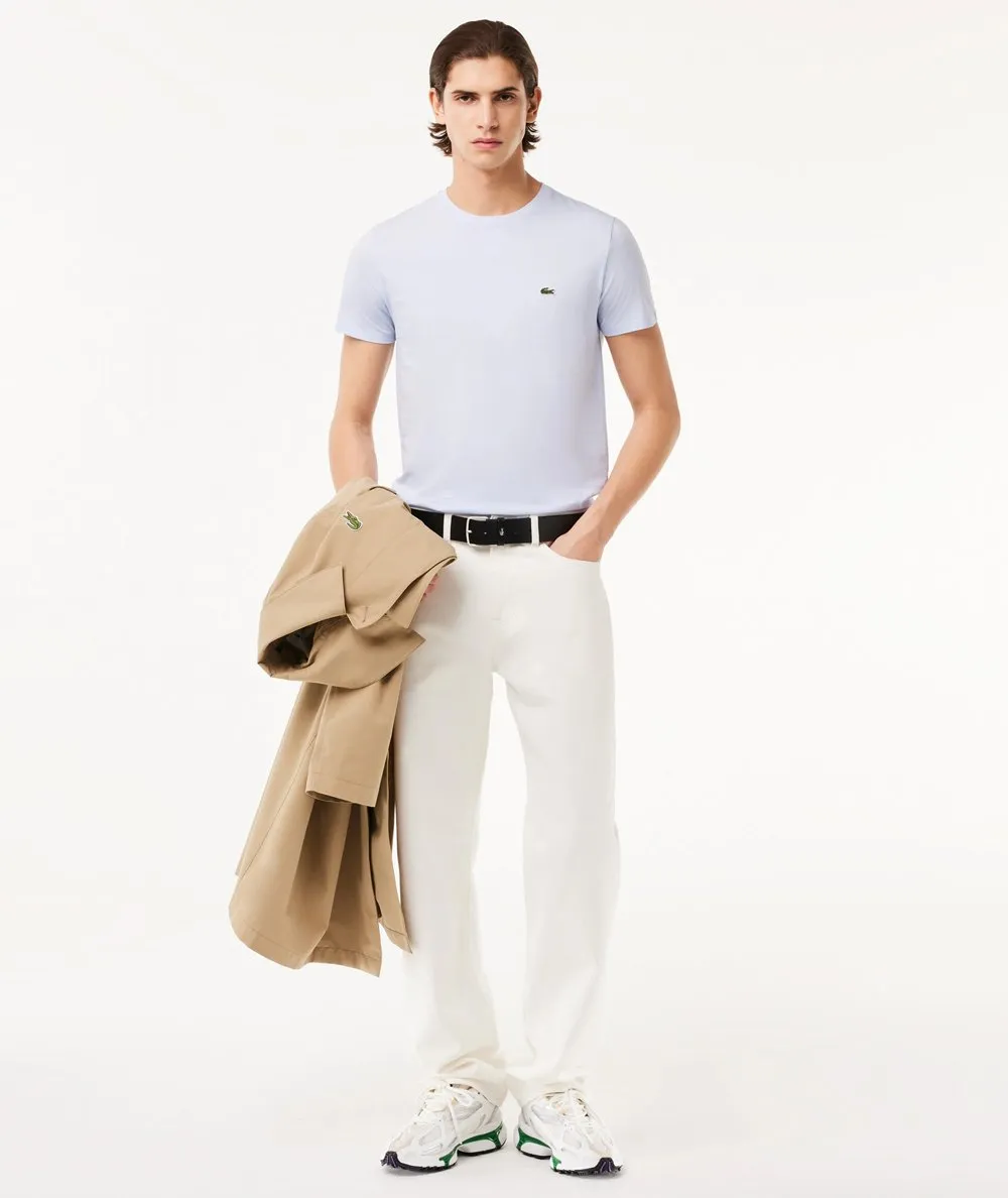 LACOSTE--T-shirt in jersey di cotone pima