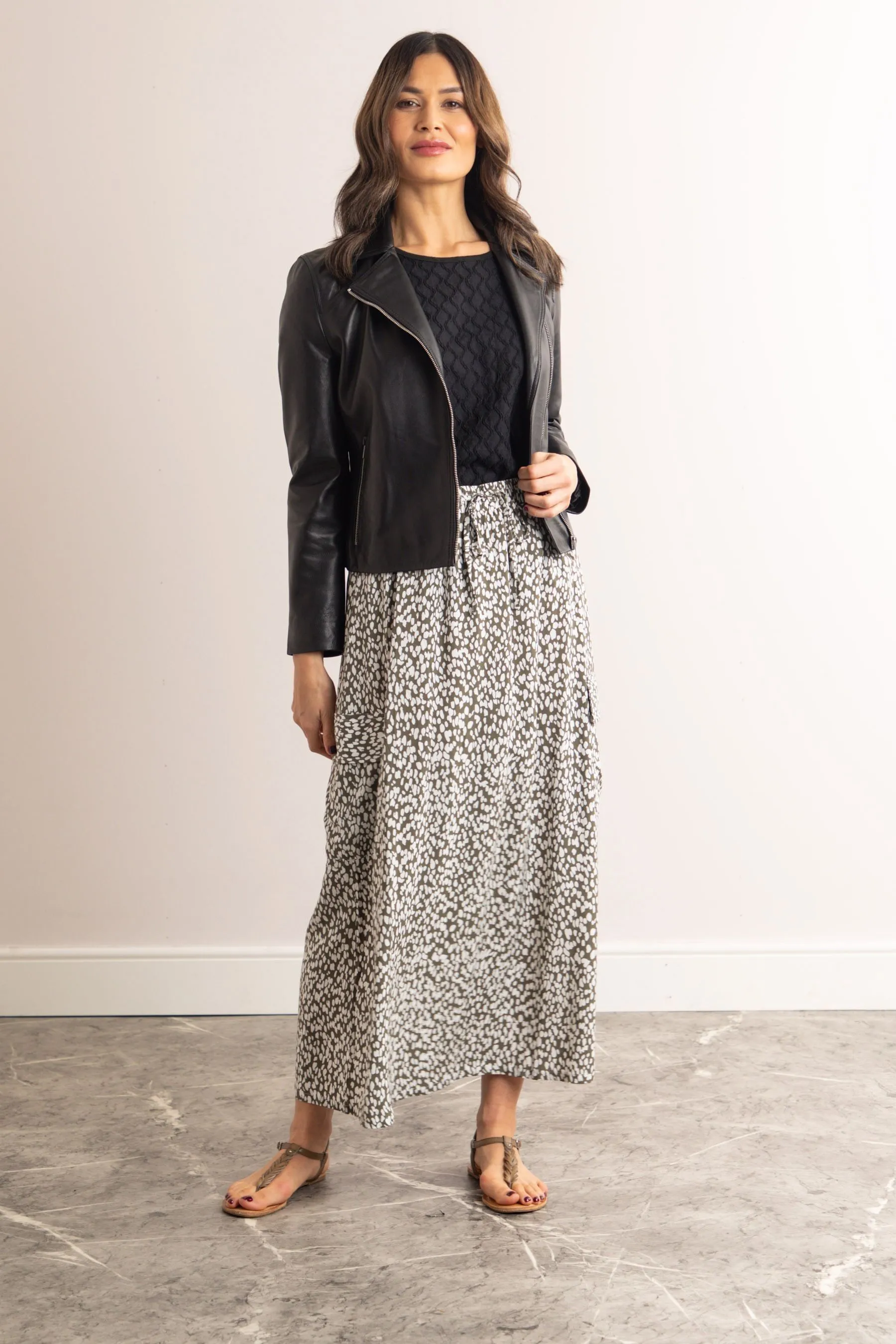Lakeland Leather Clothing - Polly - Gonna maxi