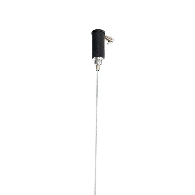 Lampada a sospensione di design nera con vetro oro 2 luci - Bliss