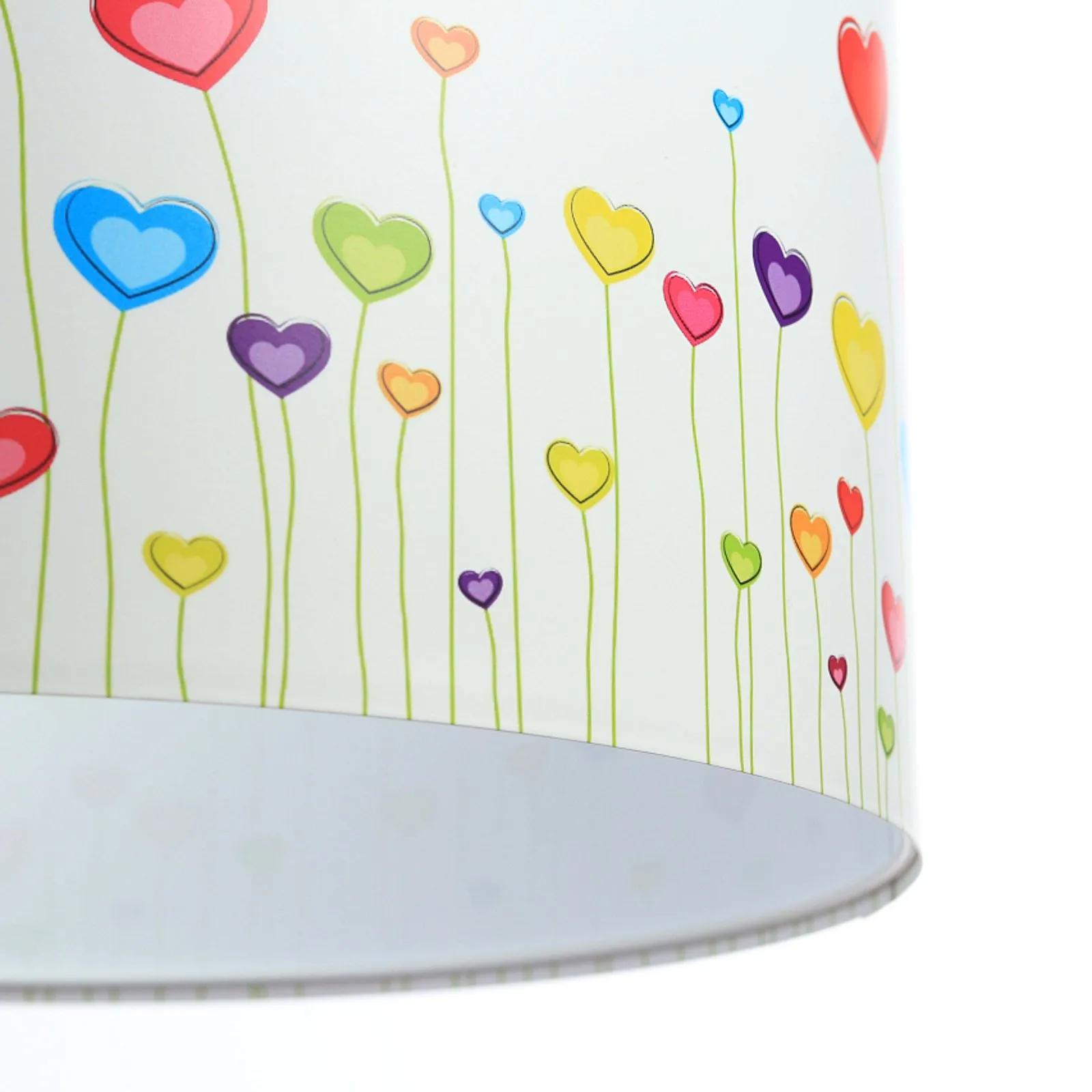 Lampada a sospensione per camera dei bambini Cuori
