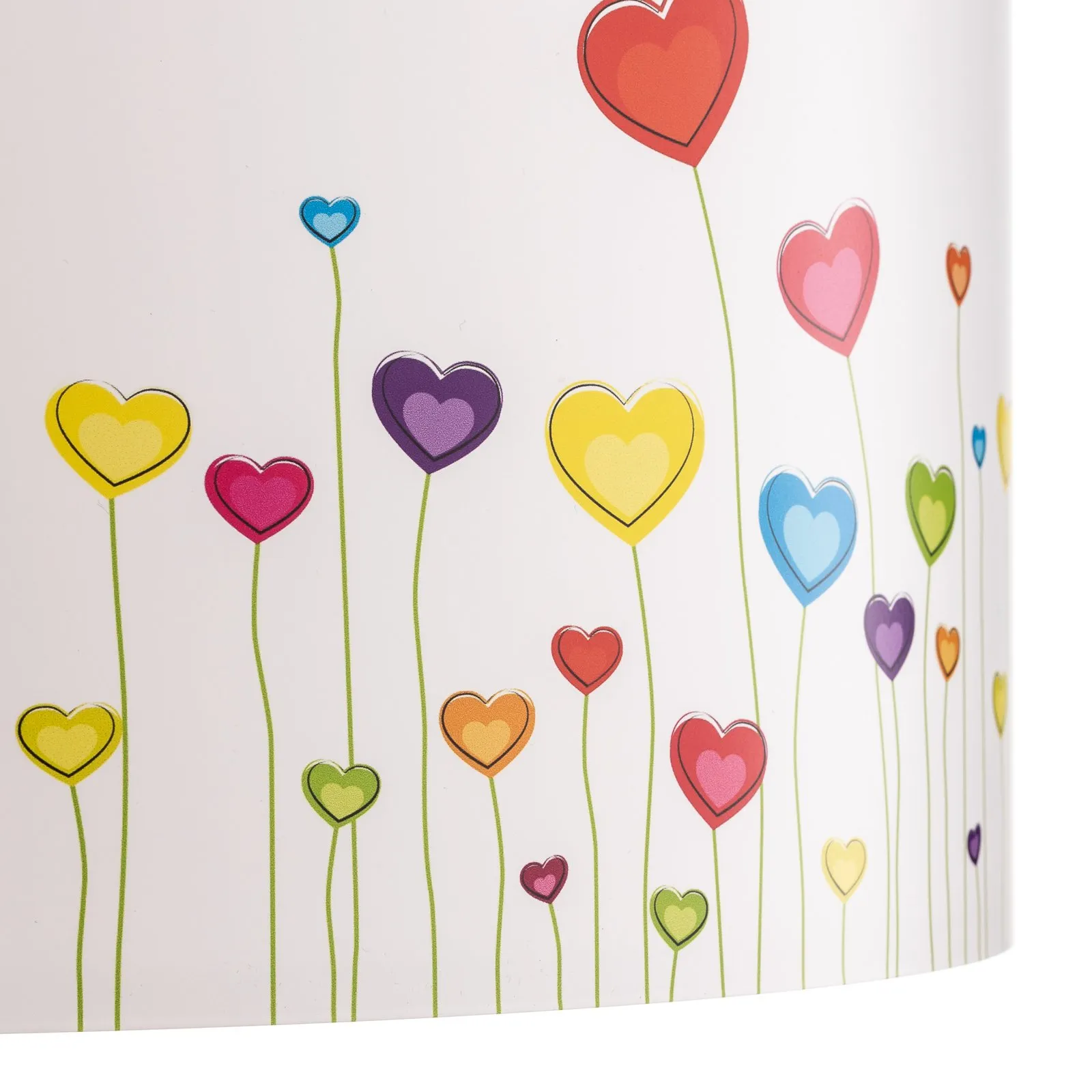 Lampada a sospensione per camera dei bambini Cuori