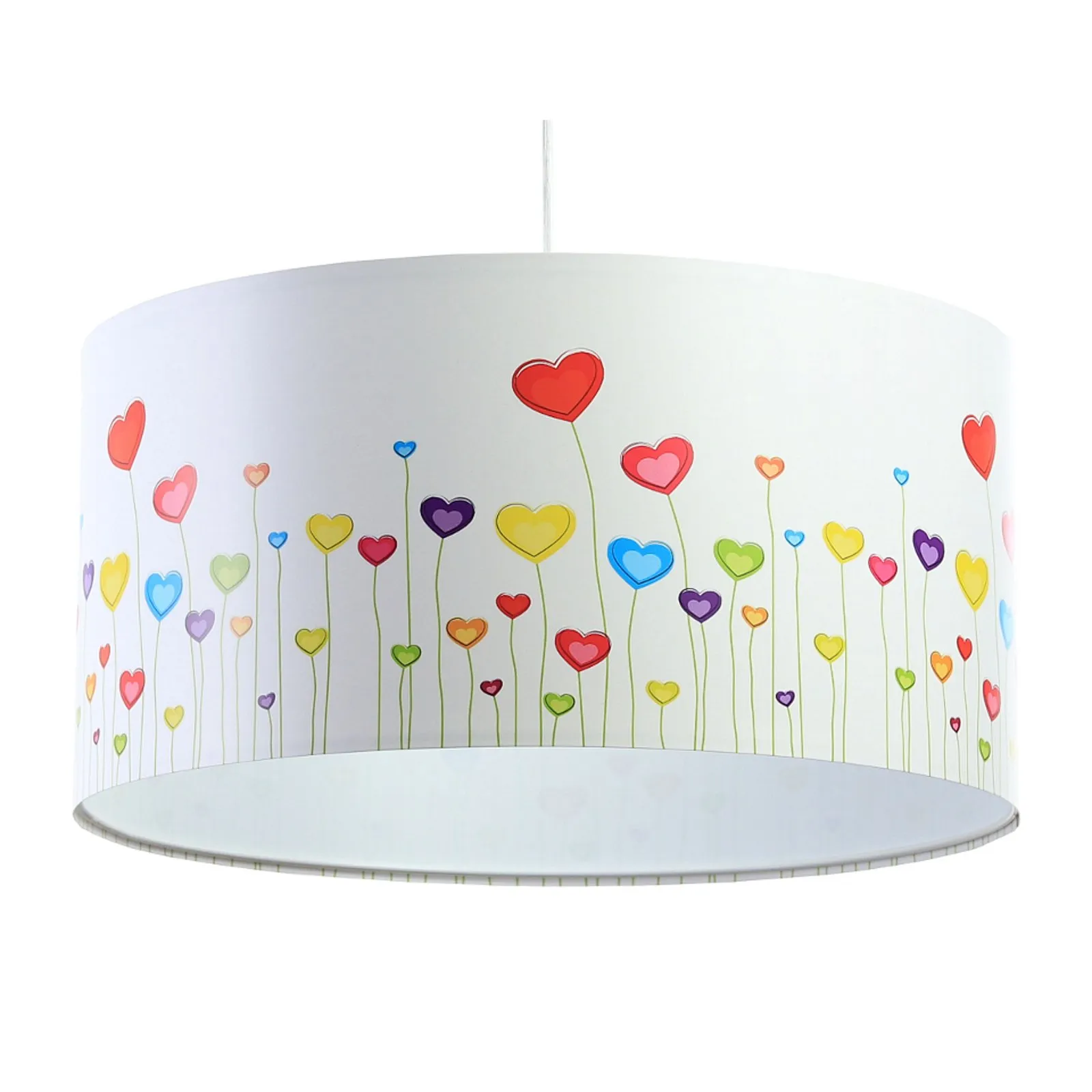 Lampada a sospensione per camera dei bambini Cuori