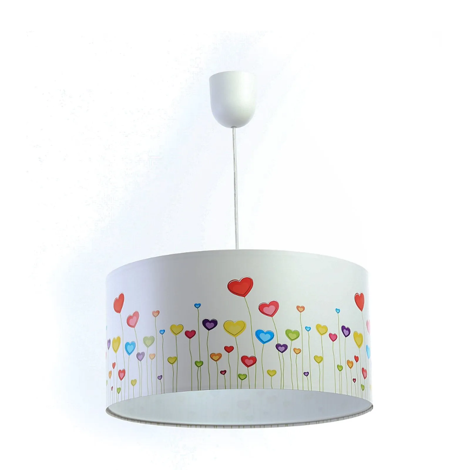 Lampada a sospensione per camera dei bambini Cuori